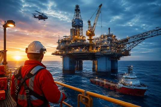 Работа на морских буровых платформах: кто добывает нефть и газ в открытом море