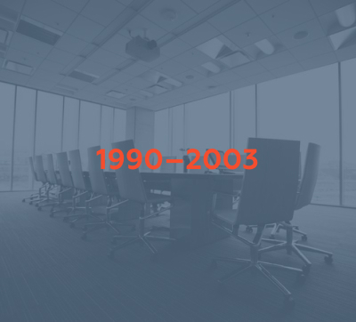 1990–2003. Франчайзинговая сеть ANCOR