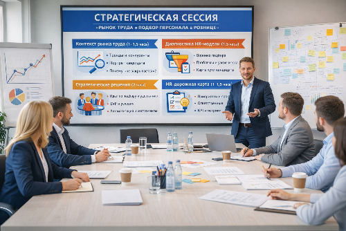 Стратегическая сессия по рынку труда и подбору персонала для розничной компании