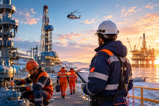 Вахтовый персонал для нефтегазовой отрасли: ключевые специальности и особенности подбора
